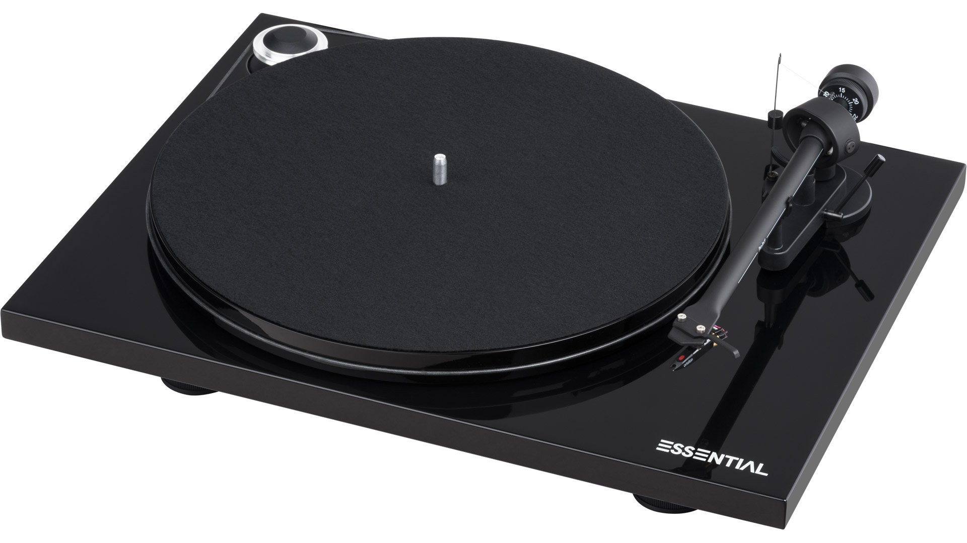 PRO-JECT  ESSENTIAL III PRO JECT GIRADISCHI BIANCO braccio diritto  alimentatore separato HI FI