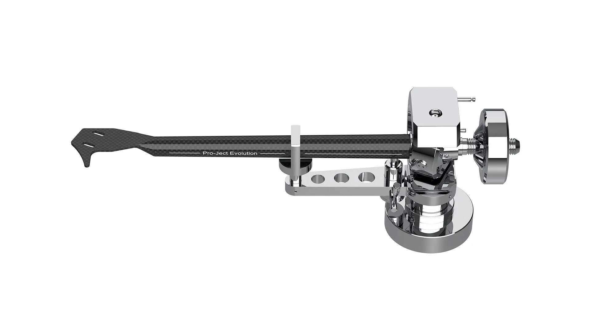 Pro-Ject Audio Systems EVO 9 CA Premium HG Audiophile Tonearm - High-Gloss Silver, 9-inch Effective Length
