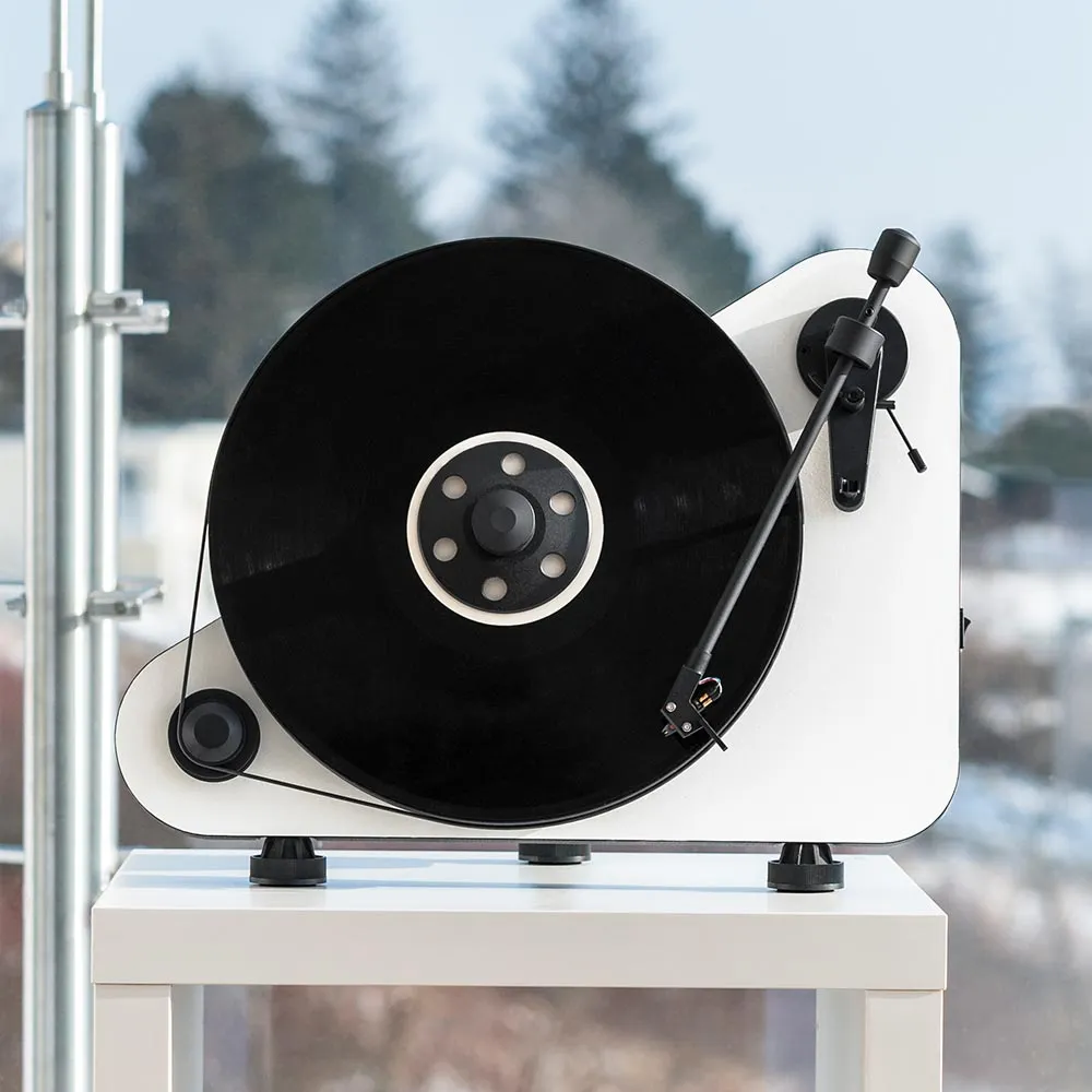 Pro-Ject Audio Systems Vertical Record Players - Upright Lifestyle Turntables with Hi-Fi Sound Quality
