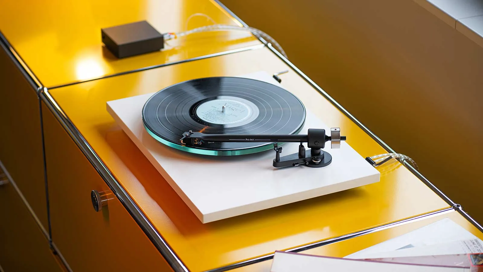 T2 Hi-Fi Record Player w/ Glass Record Platter - Pro-Ject Audio USA